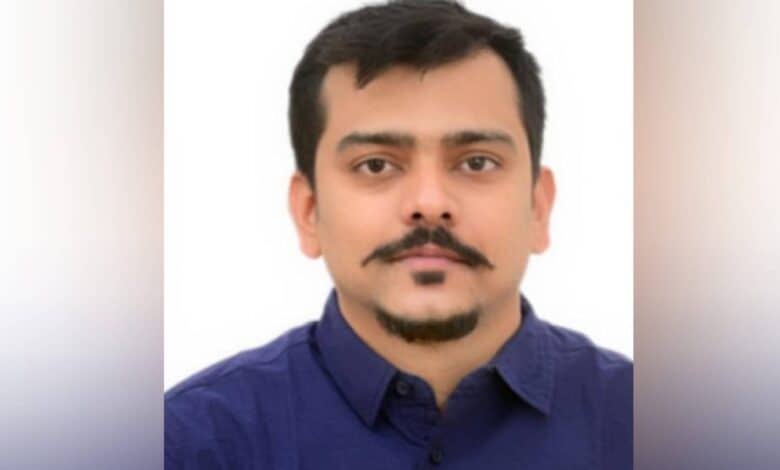 The image of a 33-year-old Indian marine engineer who died recently aboard vesse in Sharjah.