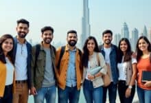Indian students in Dubai
