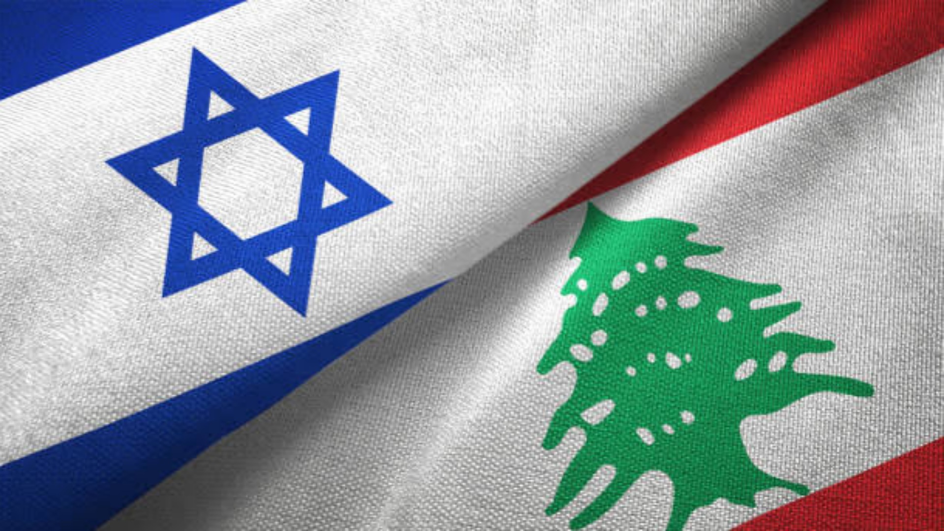 The image of Lebanon and Israel flagship.