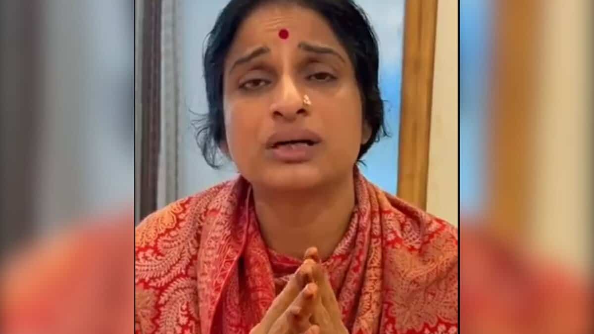 BJP Leader Madhavi Latha condemns temple demolition in Banjara Hills