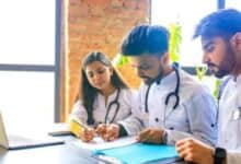 A picture depicting B Pharmacy students used for representational image
