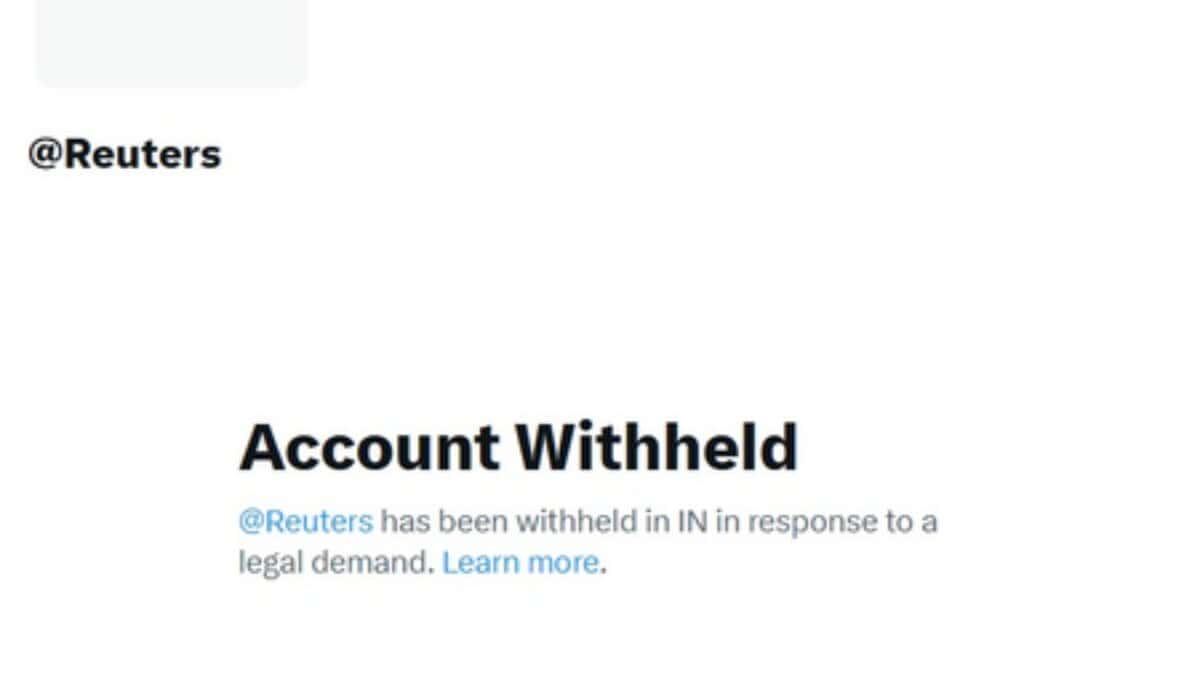 Reuters X account