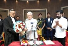 Justice AK Singh sworn in as new Chief Justice of Telangana HC