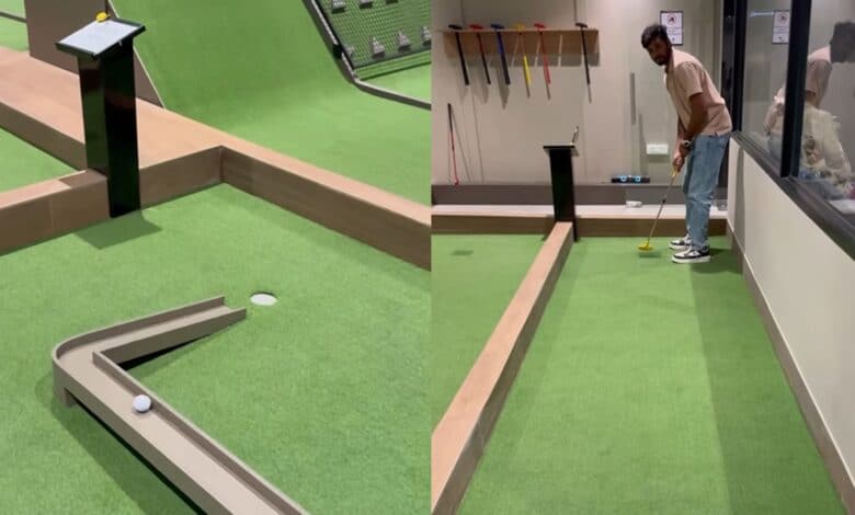 India's 1st indoor mini golf course at Banjara Hills, Hyderabad