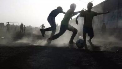 Soccer player blast