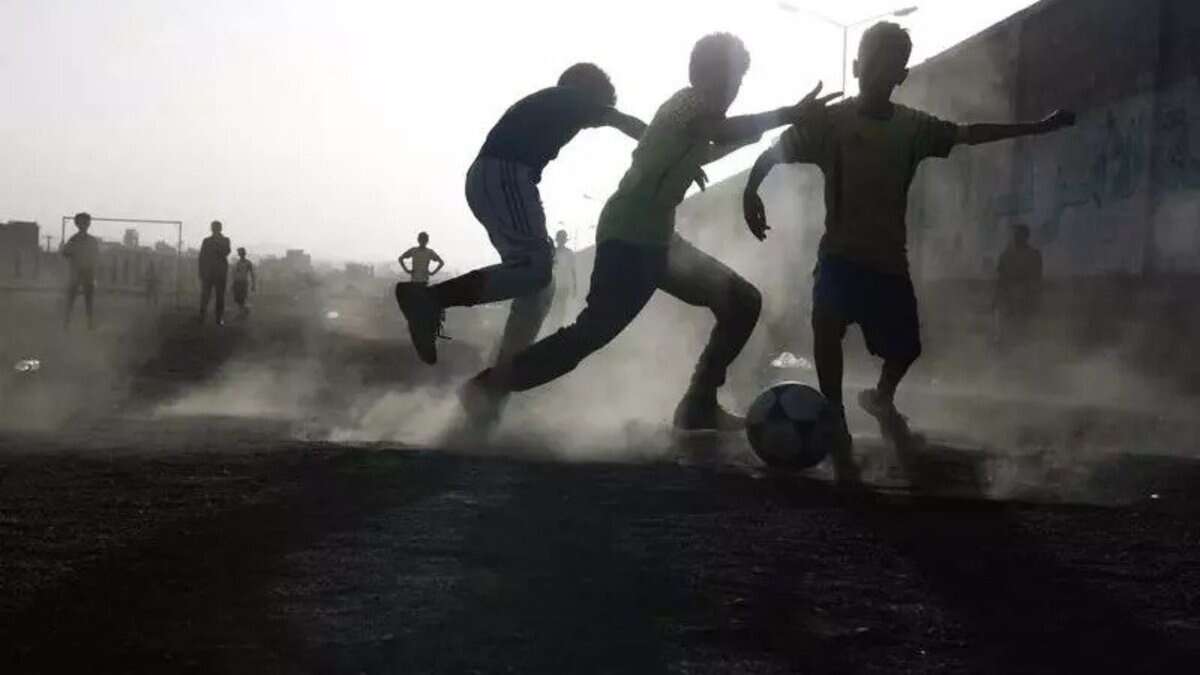 Soccer player blast