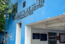 Kolkata: The premises of the South Calcutta Law College where a student was allegedly raped by her two seniors and a former student of the educational institute, in Kolkata, Friday, June 27, 2025. The three accused were arrested on Thursday night in connection with the case, according to officials. (PTI Photo)(PTI06_27_2025_000204B)