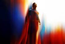 Image of poster from the movie Superman (2025)