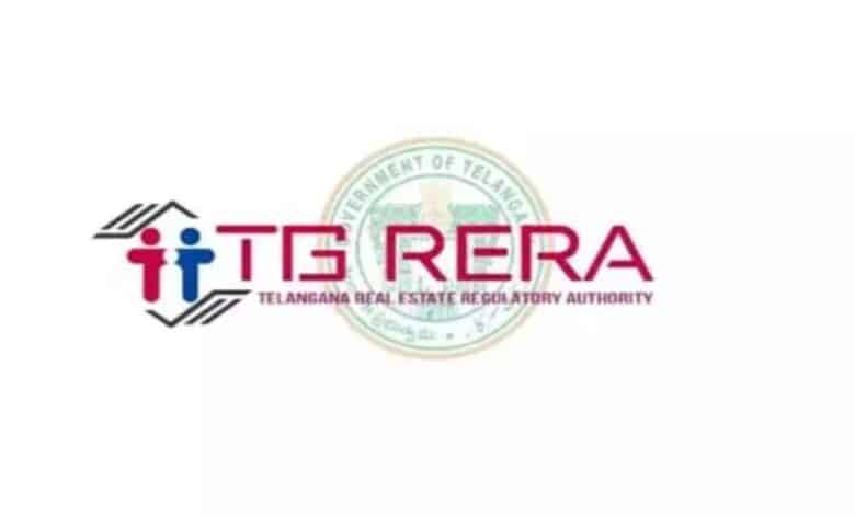 Image of TGRERA logo. Hyderabad: TGRERA suspends real estate project in Gandipet
