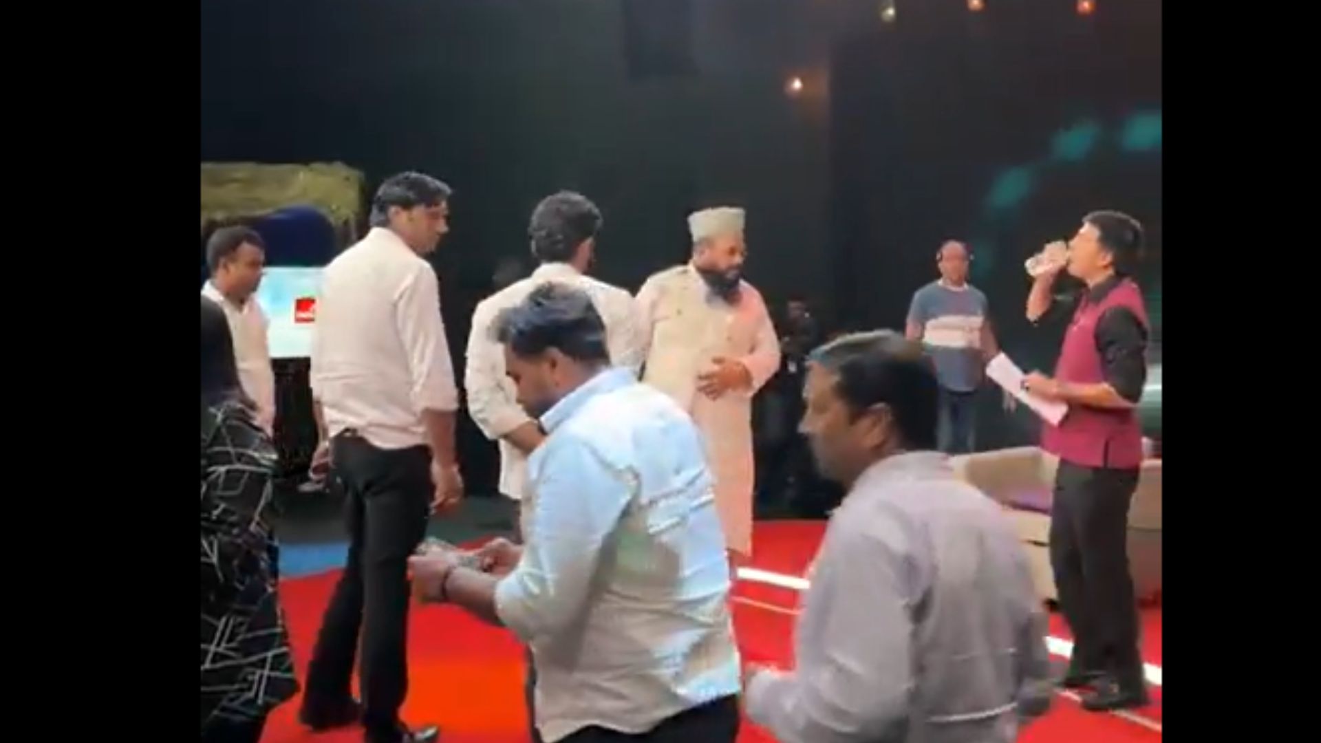 TV debate turns ugly as Maulana Sajid Rashidi slapped
