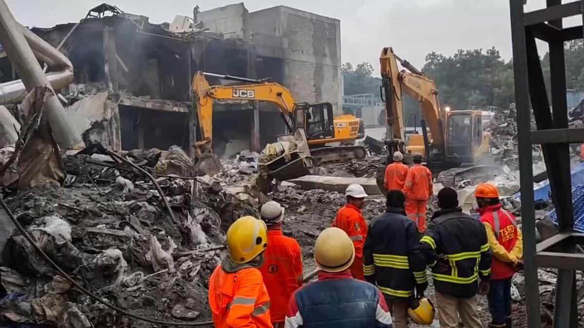 Telangana pharma plant explosion