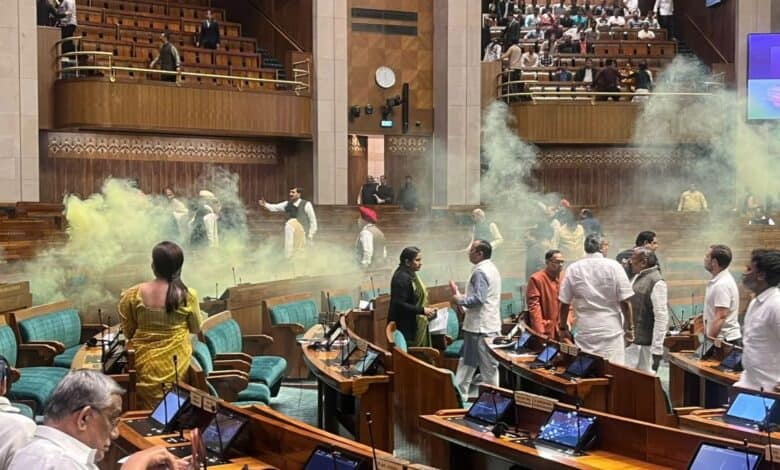Indian Parliament security breach