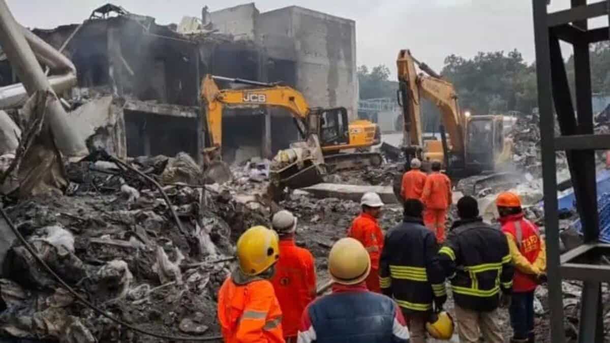 Rescue operations at Sangareddy factory