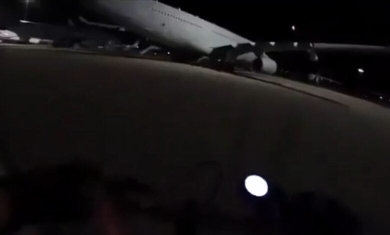 Pro-Palestinian protesters vandalised two Royal Air Force planes