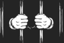 An image depicting an arrested person used for representational purpose
