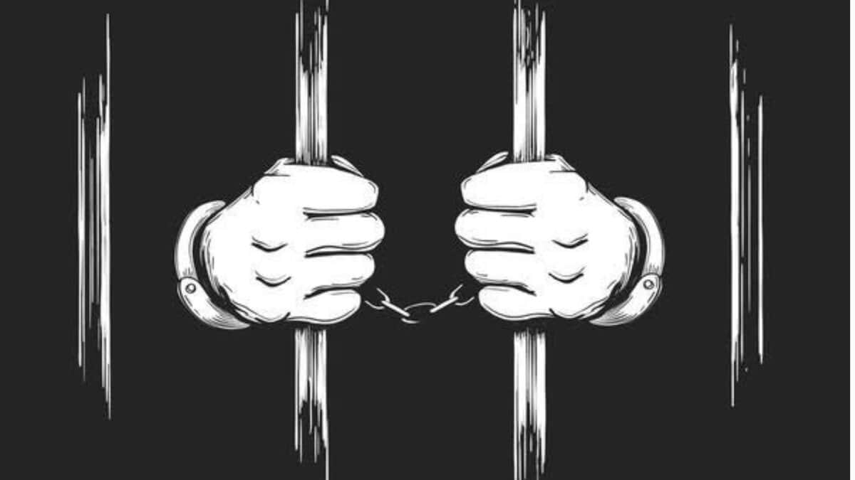 An image depicting an arrested person used for representational purpose