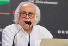 Jairam Ramesh addresses a gathering