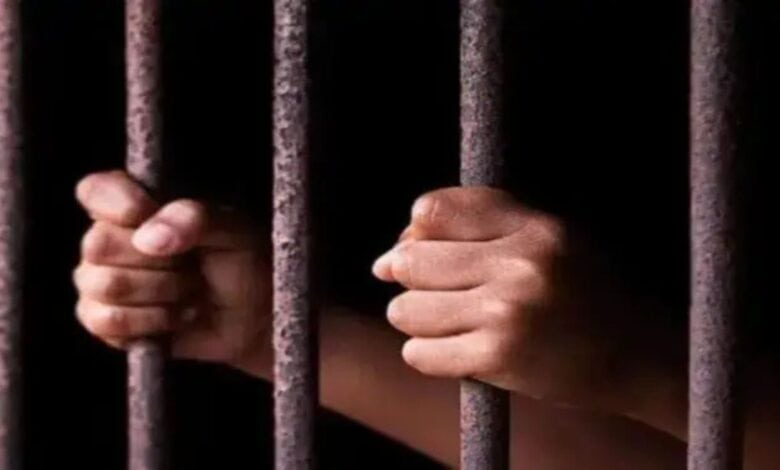 An image of an arrested person, used for representational purpose