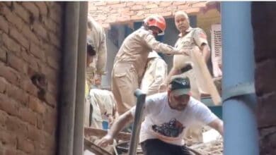 Rescue operations underway after building collapse in Delhi