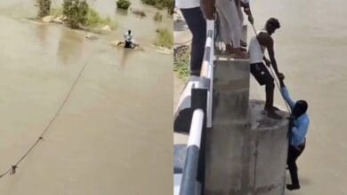Karnataka wife pushes man into Krishna river