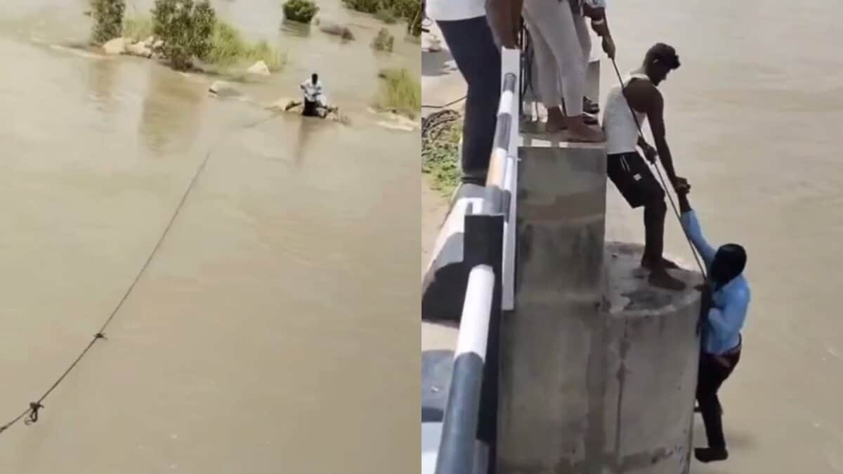 Karnataka wife pushes man into Krishna river