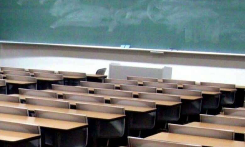 An image of a classroom used for representational purpose