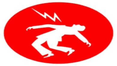 A representational image used to depict electrocution
