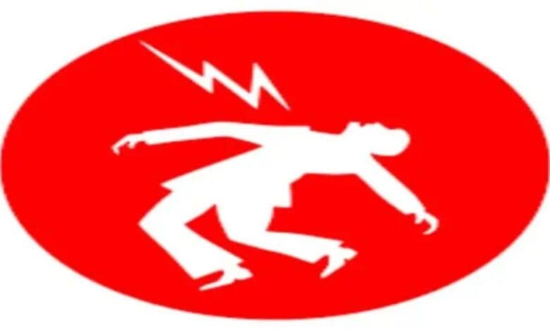 A representational image used to depict electrocution