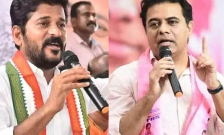 Telangana CM Revanth Reddy and KTR