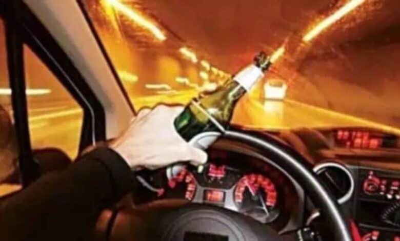 Representational image used to depict drunk driving