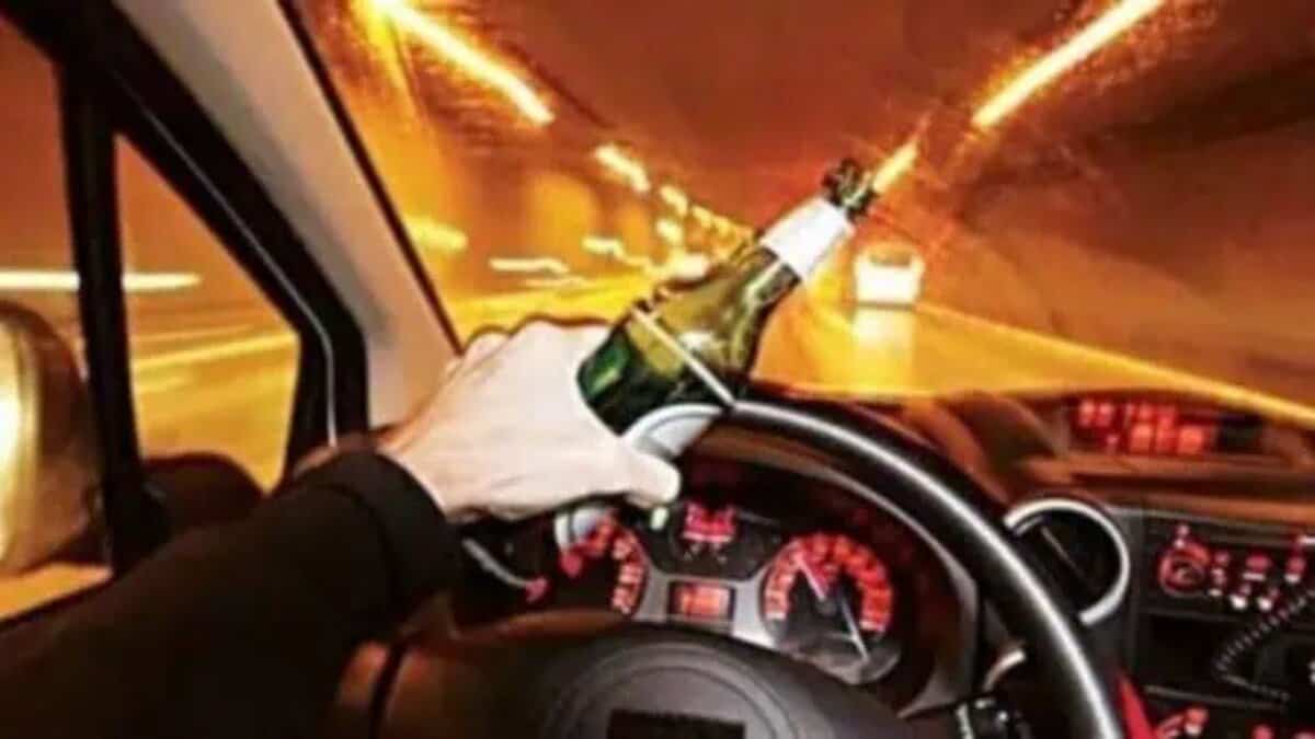 Representational image used to depict drunk driving