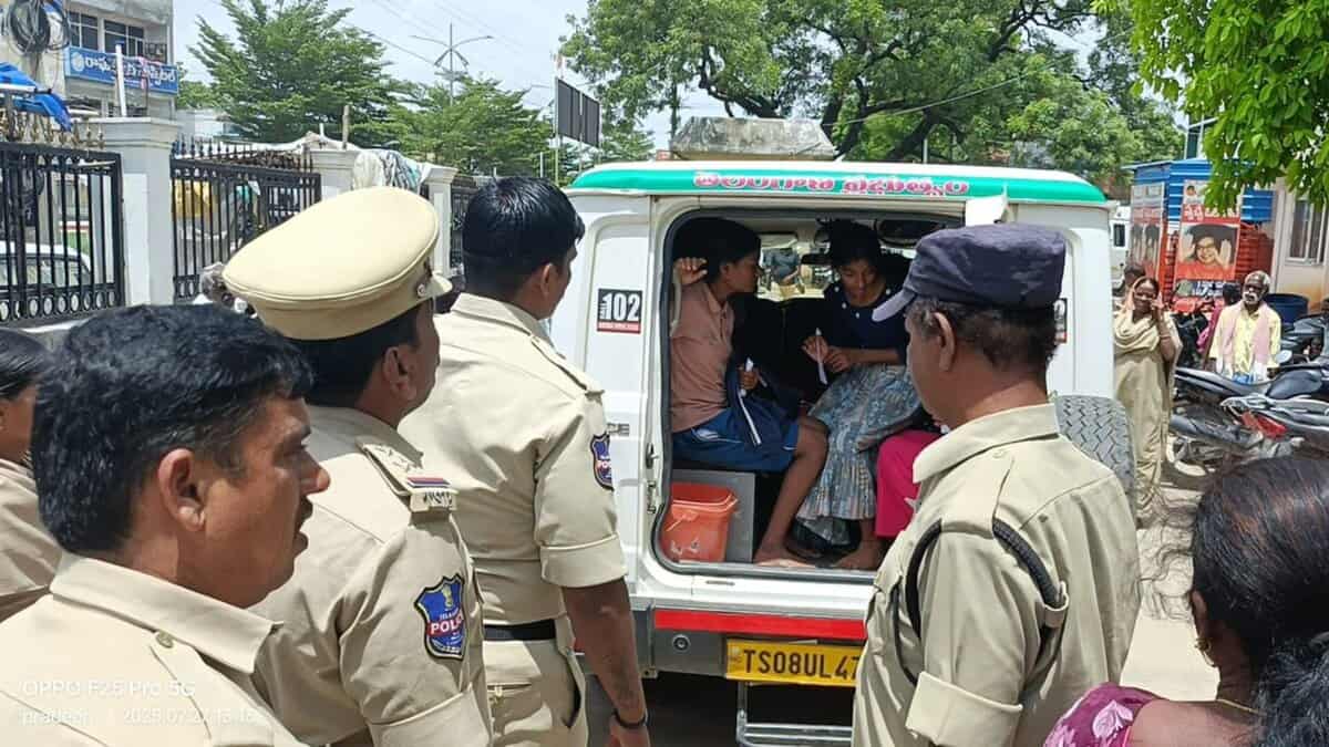 Gurukul students shifted to hospital amid police security