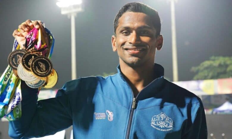 Indian swimmer Sajan Prakash