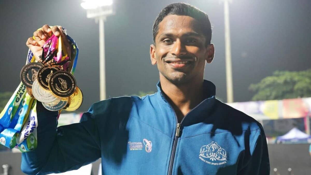 Indian swimmer Sajan Prakash