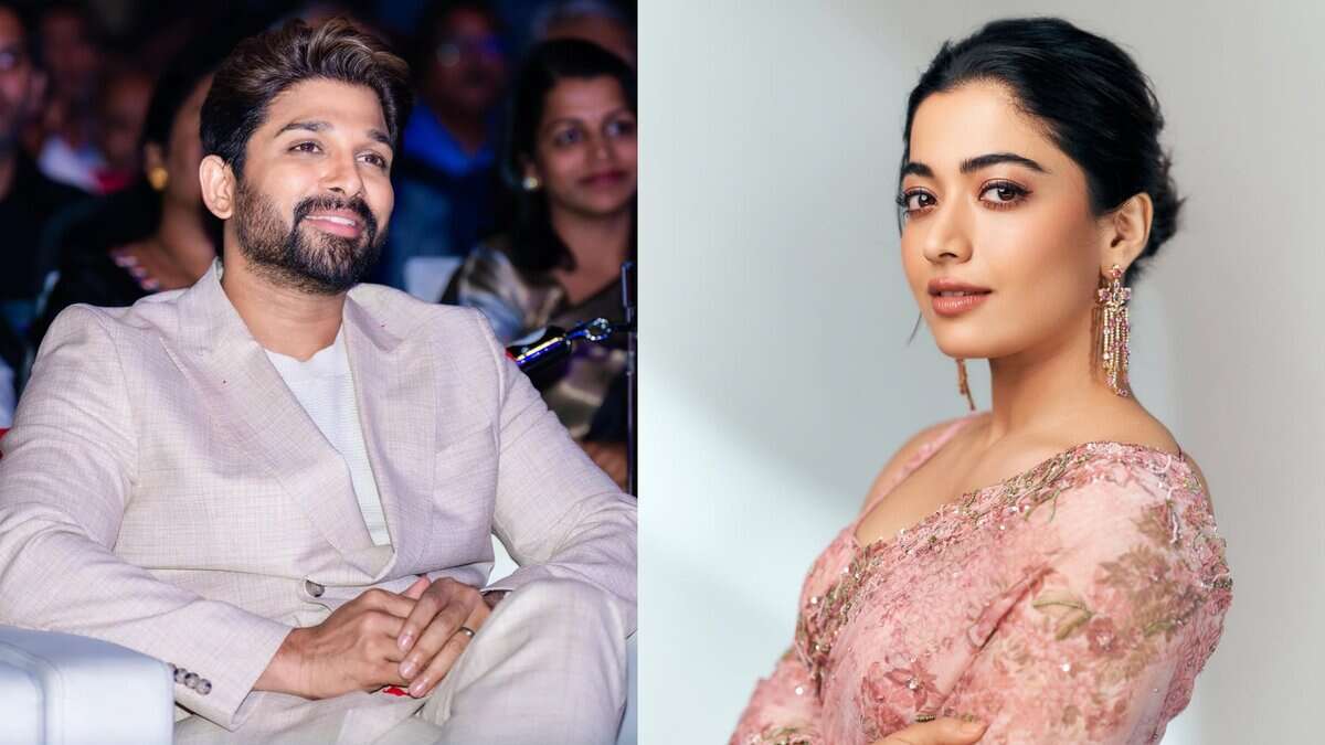 Allu Arjun and Rashmika Mandanna
