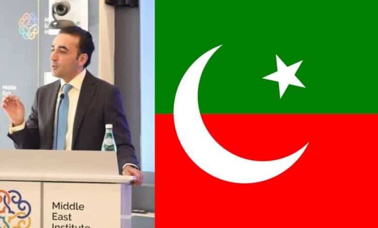 Bilawal Bhutto and PTI