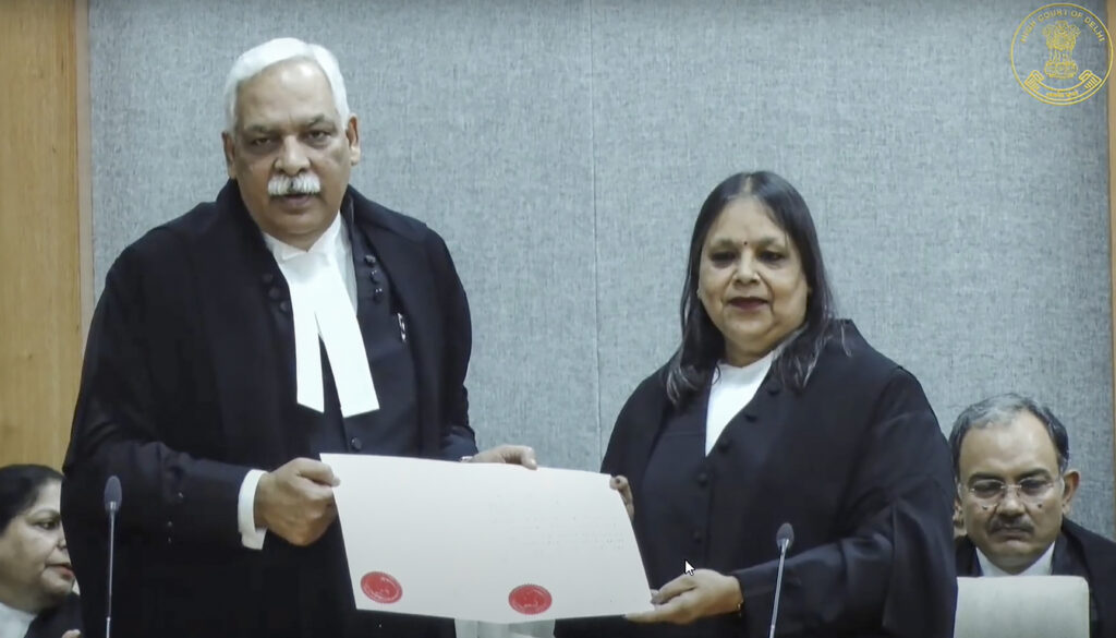 Swearing-in ceremony new Delhi HC judges