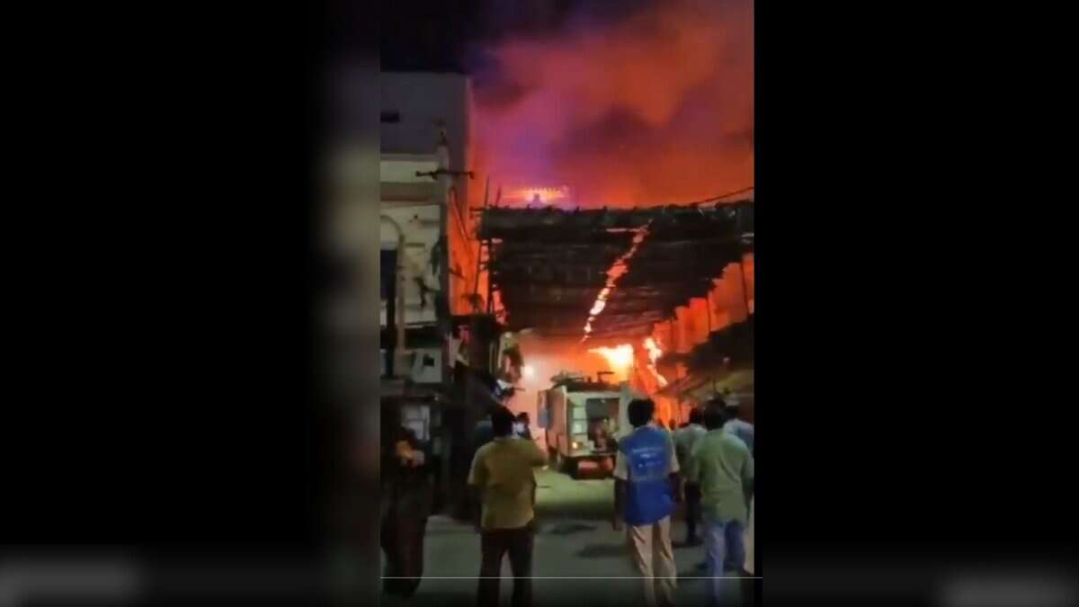 Fire in Tirupati