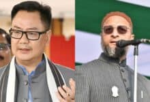 Kiren Rijiju and Asaduddin Owaisi