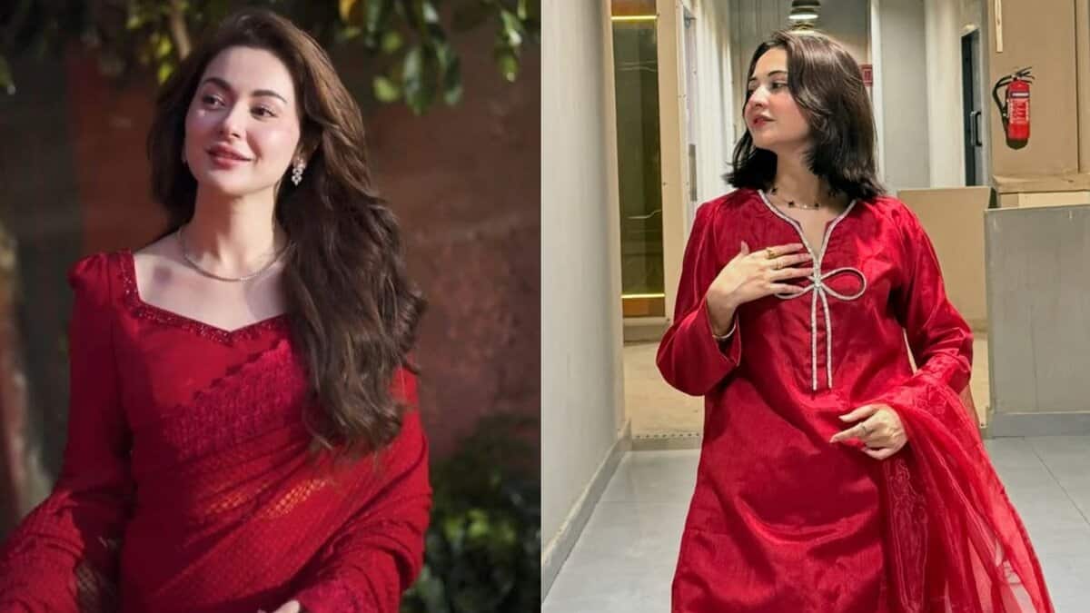 Hania Aamir and Bushra Memon