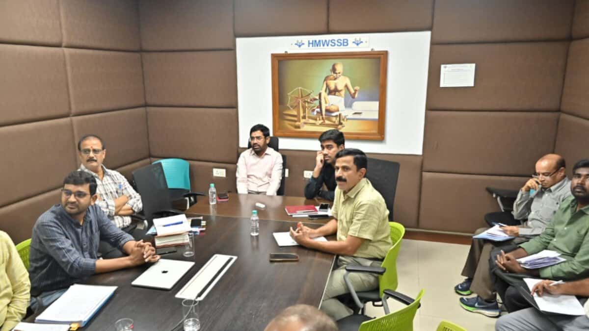 Hyderabad water board discusses implementation of smart valves and meters
