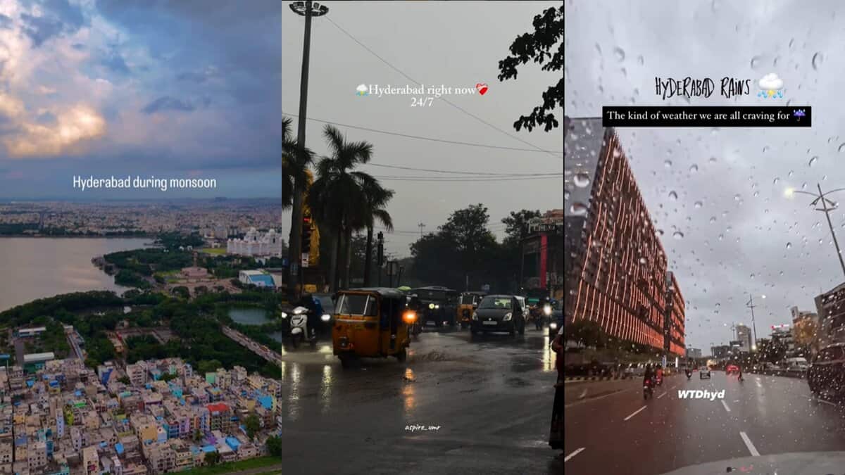 Glimpses of Monsoon in Hyderabad