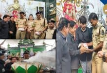 Hyderabad police commissioner CV Anand at Bibi Ka Alawa
