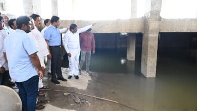 HYDRAA commissioner inspects drains at Masab Cheruvu
