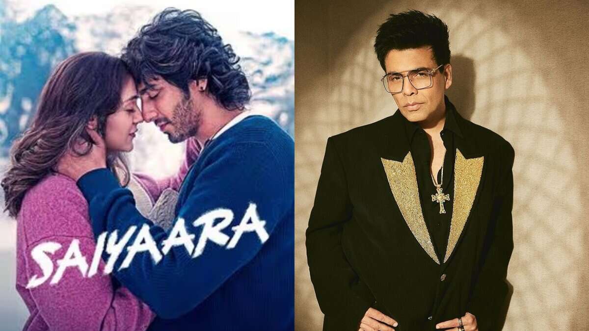 Saiyaara movie stars and Karan Johar