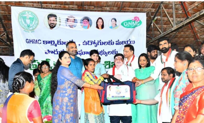 Medical camp organised for GHMC workers at Yousufguda