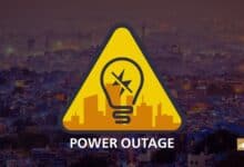 A graphic of a bulb for power supply disruption in Hyderabad