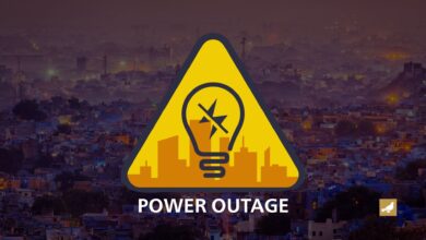 A graphic of a bulb for power supply disruption in Hyderabad