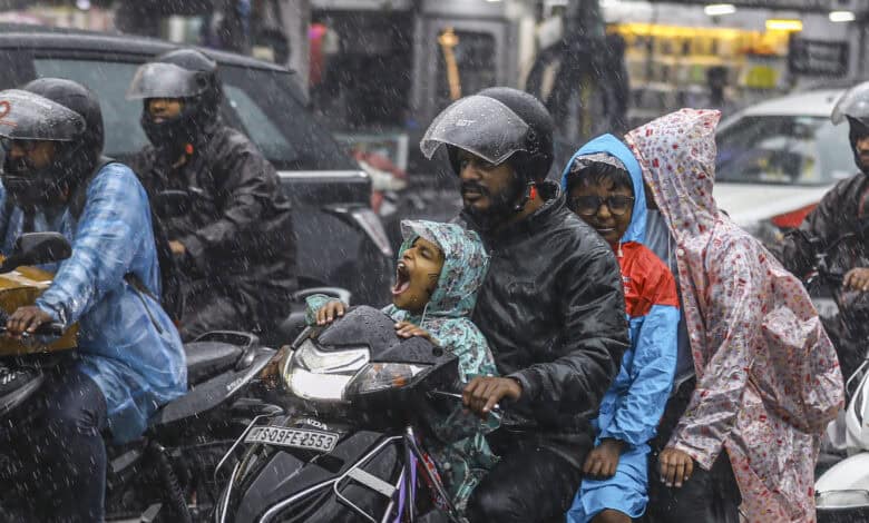 Weather: Rainfall in Hyderabad