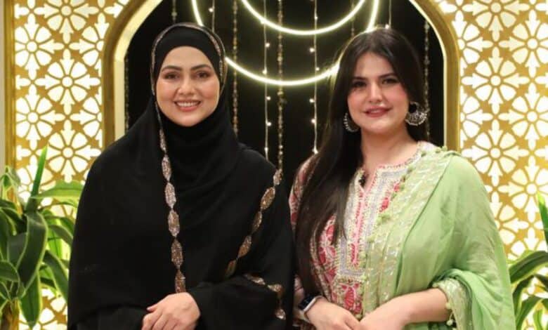Sana Khan and Zareen Khan